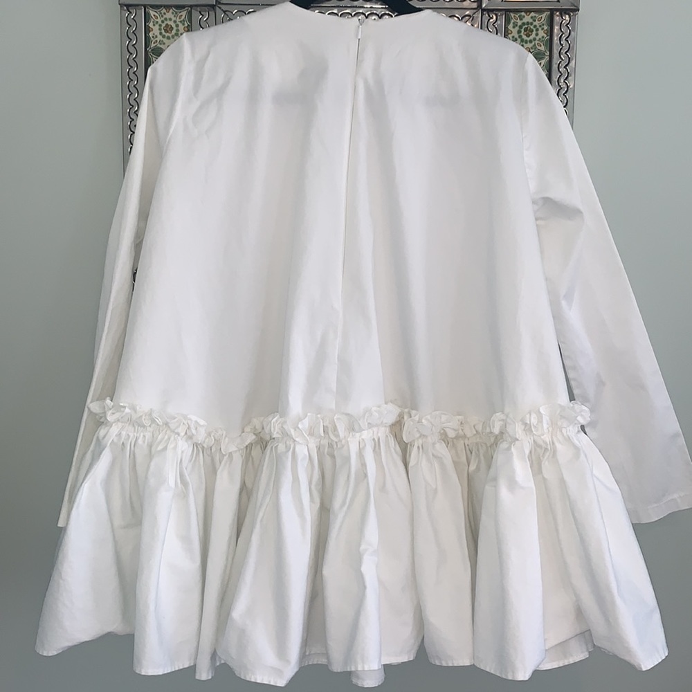 ASOS Dramatic Ruffle Bell Dress/Top Long Sleeve - Picture 9 of 11